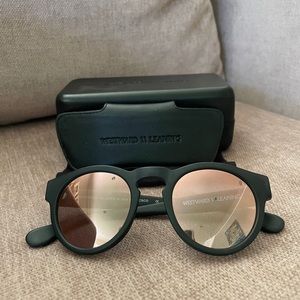 Westward Leaning Pink Mirrored Sunglasses NWOT